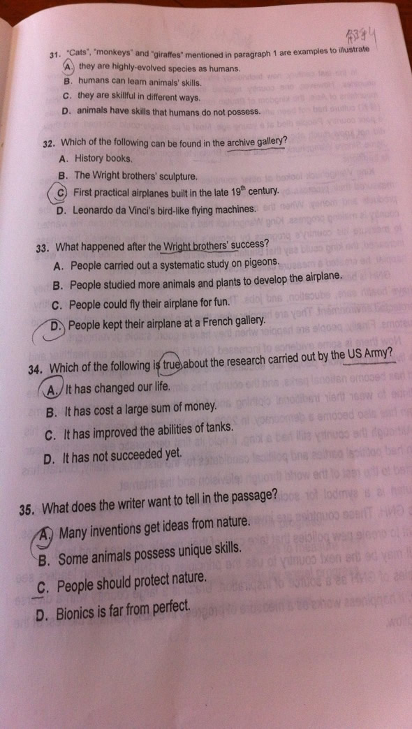 2012年職稱英語理工類B級(jí)考試真題