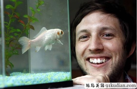 長壽金魚存活24年 四歲小男孩如今已28