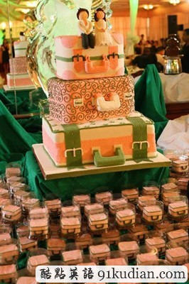 大千世界:令人垂涎的各式婚禮蛋糕