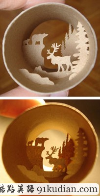 趣圖妙語:手紙筒里的奇妙小天地