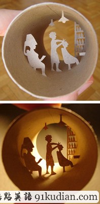 趣圖妙語:手紙筒里的奇妙小天地