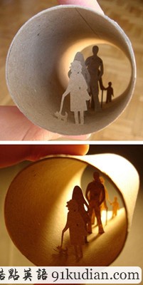 趣圖妙語:手紙筒里的奇妙小天地