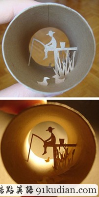 趣圖妙語:手紙筒里的奇妙小天地