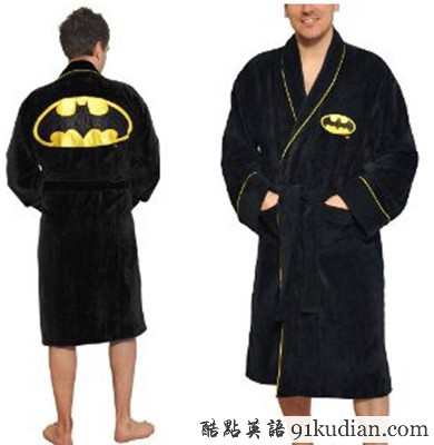 趣圖妙語:10款創(chuàng)意浴袍 精彩無限