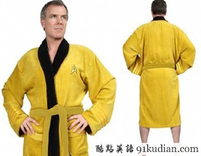 趣圖妙語:10款創(chuàng)意浴袍 精彩無限