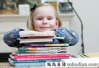 英國四歲女孩智商高達(dá)159 成為門薩俱樂部最小會員之一