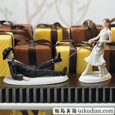 趣圖妙語:搞笑婚禮玩偶