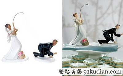 趣圖妙語:搞笑婚禮玩偶