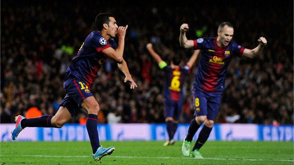 Pedro puts Barcelona through