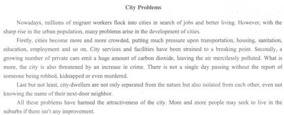 2013年6月大學(xué)英語四級作文預(yù)測:大學(xué)畢業(yè)北漂 www.www.jiazhineng.cn