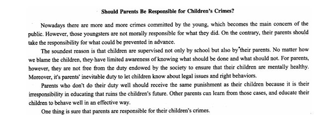 2012年12月英語(yǔ)四級(jí)作文預(yù)測(cè)：青少年犯罪 www.www.jiazhineng.cn